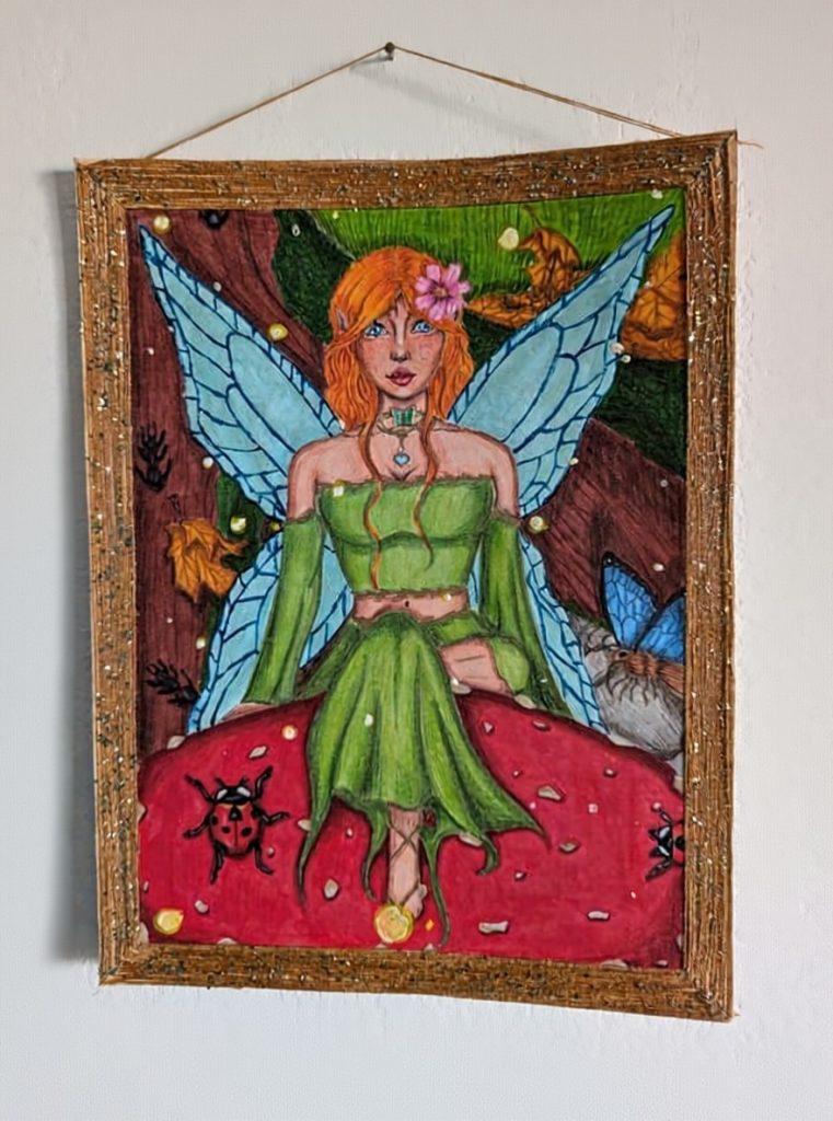 fée dans les bois format a4